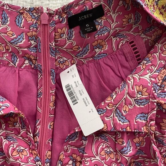 💜 NWT Pink Block Prints Romper with Tassels - Picture 2 of 3